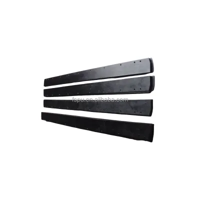 Moulded 90-95A polyurethane wear-resistant roller scraper