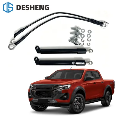 2PCS Tailgate Gas Strut Spring Shock Absorber Lift Support for Isuzu D-Max DMAX V-Cross 2024 2025