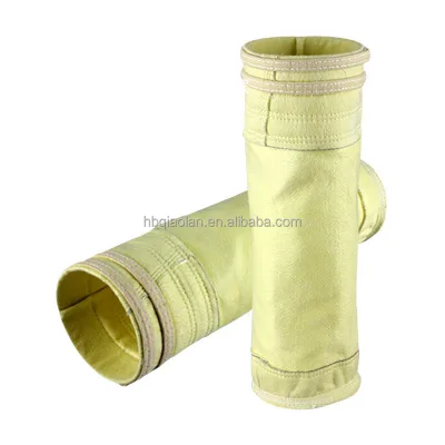 Durable P84 Filter Bag Diameter 135mm Weight 650gsm Thickness 2mm Acid And High Temperature Resistance Matching Filter Bag Cage