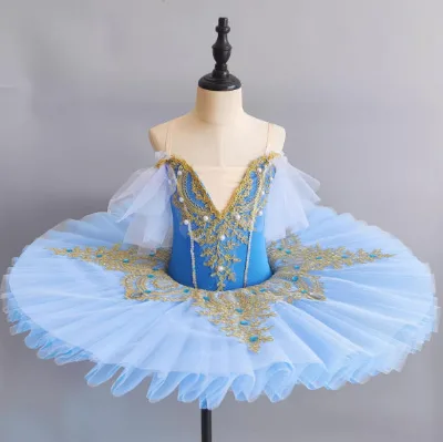 Pre-professional Ballet Tutu Green Velvet Bodice White Tulle Tutu Stage Performance Ballet Costumes