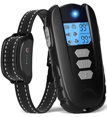 DRH New Design Dog Training Collar with Remote Waterproof Shock Collar for Training Small Medium and Large Dogs