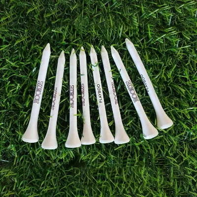 Factory Wholesale Wood Golf Tees with Custom Box 70mm Tees De Golf Strong Wooden Tee Golf Ball Holder