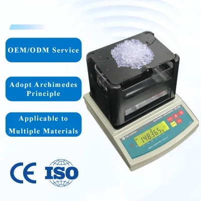 DH-300 Solid Density Meter Analyzer 0.001g/cm3 Accuracy Semi-Automatic Temperature Compensation Density Tester
