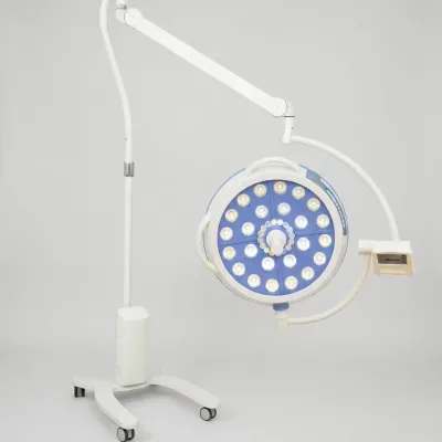 Mobile LED Surgical Light 140000Lux 40 Cree Chips Adjustable Color Temperature Shadowless Operating Lamp for Hospital OT Room