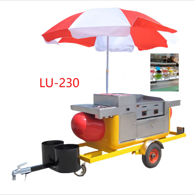 Manufacturer Mobile Restaurant Kiosk Hot Dog Food Cart Ice Cream Cart Food Truck Trailer Full Kitchen Food Trailer Stainless