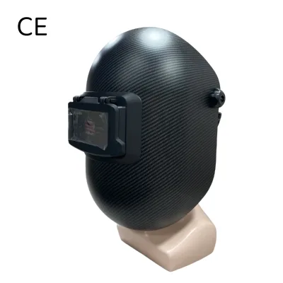 CE Certified Adjustable Auto Darkening Welding Helmet with Full View Powder Coated Welding Shield Head Cover