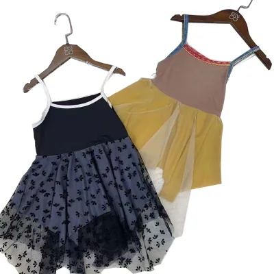 Cheap China Apparel Bulk Wholesale Women's Cotton Spring Children's Dresses Set