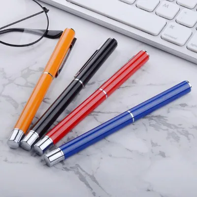 NMGS1006R JaguarPen High Quality Fashionable Durable Cap-off Metal Roller Pen Roller Refill Black/Blue Ink 0.7mm Tip Colorful