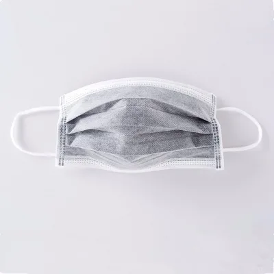 Wholesale 4 Ply Disposable Dust Proof Activated Carbon Facemask Earloop Activated Carbon Face Mask Disposable