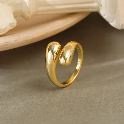 Adjustable Smooth Snake Ring Gold Plated S925 Sterling Silver Fashion for Woman Jewelry Rings Engagement Ring