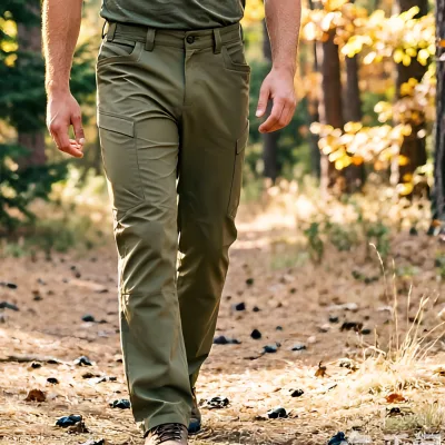 Comfortable Fit Hunting Pants Anti Watersplash Quick Dry Breathable Moisture Wicking Stretch Fishing Hiking Trousers Custom Logo