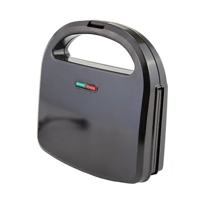 Efficient Homemade Toast Serving Device Compact Dual Indicator Toaster Sandwich Maker for Household Dining Table
