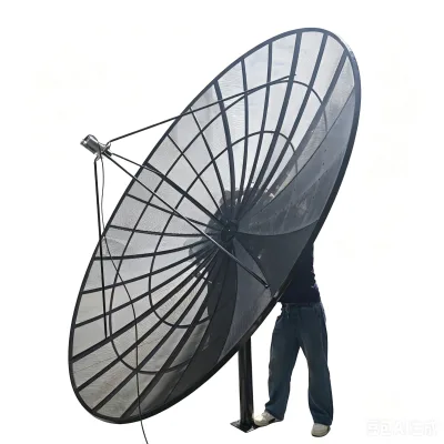Long Range 3.0m Satellite Mesh Antenna Durable Wind Resistant for Strong Satellite Communication Outdoor Use Scene Image
