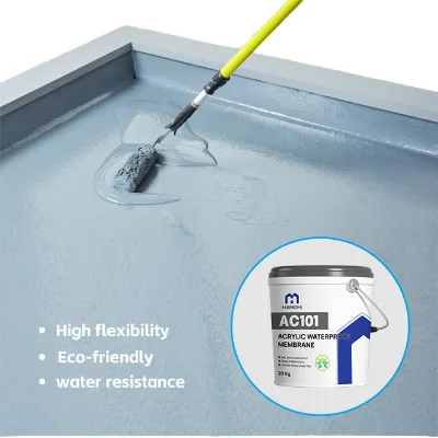 Cement Based Polymer Modified Elastic Waterproofing Slurry Basement Toilet Kitchen Pool Wet Areas Moisture Proof Waterproof