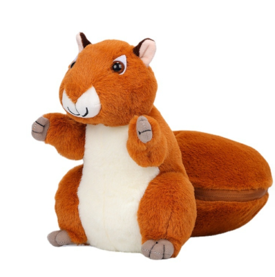 Nut Squirrel Plush Toy Nut Wrapped Squirrel Gift Cute Simulation Squirrel Doll