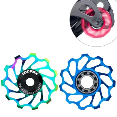 Ceramic Rear Derailleur Pulley for Mountain and Road Bikes, 11-Speed, with Aluminum Alloy Bearing