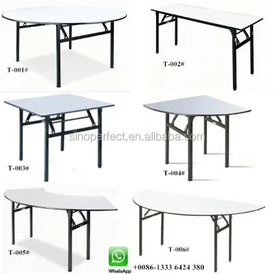Durable Outdoor Foldable Picnic Plastic Fold 8ft Folding Table for Parties