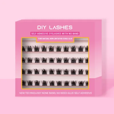 RICHSKY Lashes Wholesale Eyelash Extension Customizable Diy Individual Cluster Lashes Kit Natural Lash Clusters