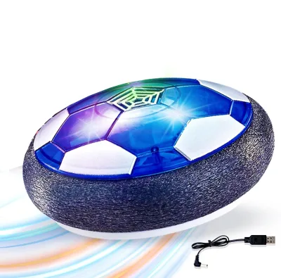 18cm Rechargeable LED Hover Soccer Ball Indoor Plastic Football Training Ball for Boys and Girls Air Power Soccer Game