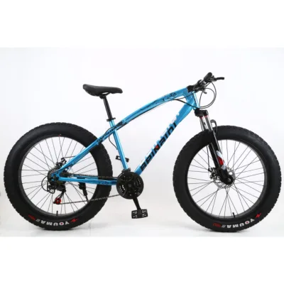 A 26-inch Carbon Steel Frame Wheelset with Spokes for a 7-speed Men's Mountain Bike Made in China