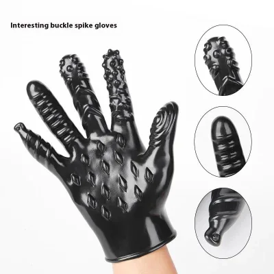 Silicone Finger Anal Gloves G Spot Stimulation Anal Butt Plug for Couples Erotic Play Soft Dilator Perfect for Beginners