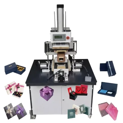 Paper Wine Box Special Bubble Press Machine Multi-functional for Paper Heaven and Earth Cover Gift Box