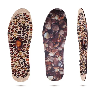 Massage Insole Plantar Decompression TPR Imitated Pebble Cushion Anti-slip Full Sole Pad Comfort Insole