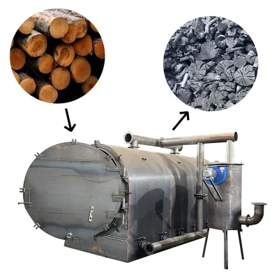 Carbonization Furnace  Biochar Carbonization Furnace Hoisting Type Carbonization Furnace