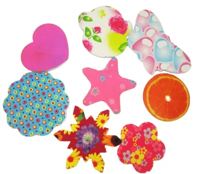 Customized Heart Shape Printed Nail Files Nail Polishing File