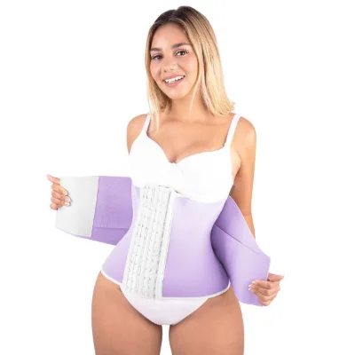 Sauna Sweat Waist Trainer for Women Waist Trimmer Corset Tummy Wrap Sport Workout Postpartum Sauna Belt Band Workout Belly Belt