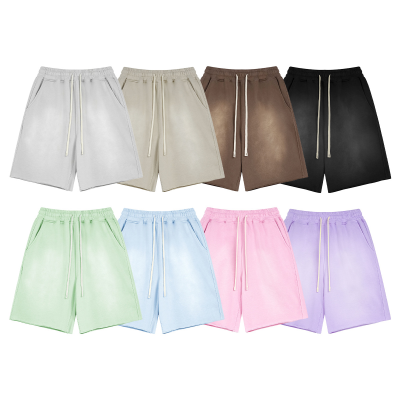 2025 Retro Old Fashion Brand Spring/Summer Collection Men's Casual Loose Fit Light Scrub Wash Water  Shorts
