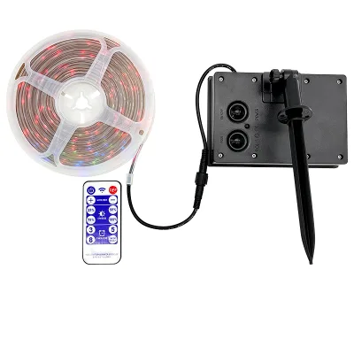 Christmas Solar Outdoor LED String Lights Waterproof LED Strip Back Light Garden Decor Halloween Lighting