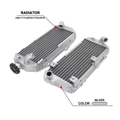 JFG Aluminum Dirtbike MX Motocross Accessories Radiator for SUZUKI DRZ400