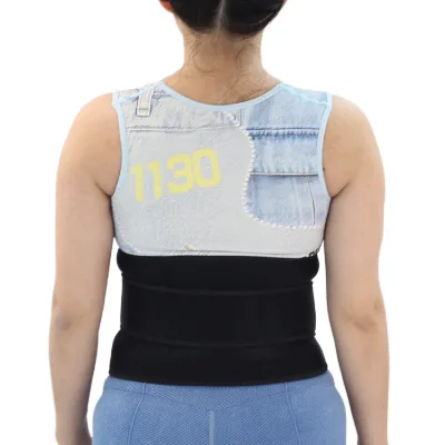Wrap Around Waist Belly Belt Weight Loss Trainer, Adjustable Neoprene Waist Brace Support