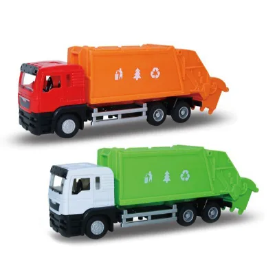 Plastic Friction Toy Car Garbage Truck Toy for Sale