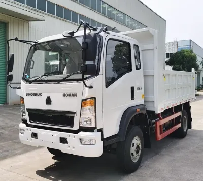 High Quality SINOTRUK HOWO Left Hand Drive New 140HP 6 Wheel Dump Truck 4X4