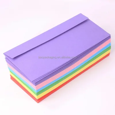 Color Packing Custom Paper Envelopes