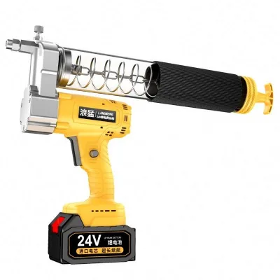Electric Cordless Grease Power Lithium Battery Hand Grease air Gun Fitting High Pressure Pneumatic Cordless Grease Gun Parts
