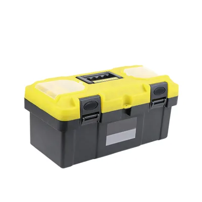 "Sturdy Plastic Crate Tool Box Set-Nestable Hardware Storage Solutions"