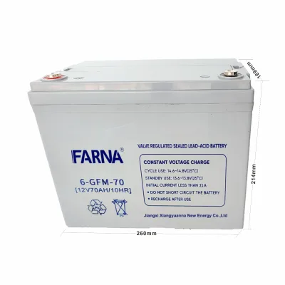 6-GFM-70 VLRV AGM 12V Volt 70ah 72ah 74ah Gel Battery Maintenance-Free for Solar Power Systems for Power Tools and Storage