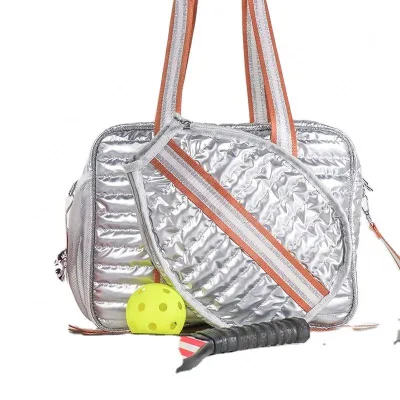 BSCI pickleball backpack Wholesale Bags Women Handbag Ladies Shoulder Sport Puffer Bag Trendy Fashion Quilted Duffel Travel