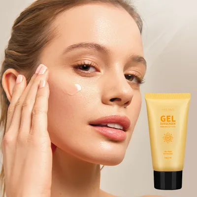 Vitamin C Sun Screen Organic Outdoor Sunscreen Gel for Sensitive Skin Dry Skin OEM ODM Sunscreen
