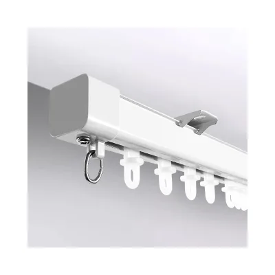 Home Decorative Length Adjustable Ceiling Aluminum Curtain Track Easy Installation