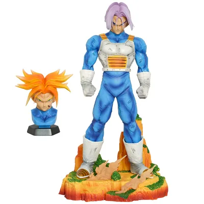 29Cm Good Quality Dragoned Ball DBZ Trunks Standing Anime Cartoon Model Toy Collection Sculpture Anime PVC Figure