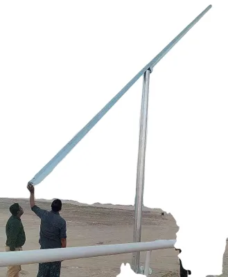 DDK Cctv Camera Modular Pole Steel Cctv Camera 6m Pole HDG Hot Dip Galvanized Steel CCTV Mounting Poles
