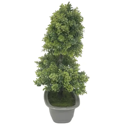Wholesale Bonsai Welcoming Pine Multishape Indoor Home Decorations Small Fake Table Bonsai for Outdoor Spaces and Weddings