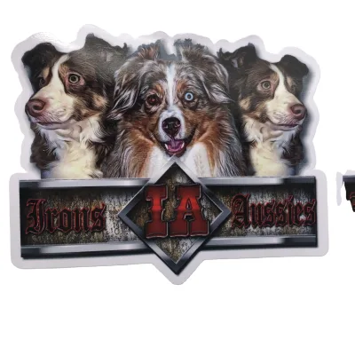 High Quality Waterproof Oil Proof UV Resistant Weatherproof Outdoor Use Vinyl Beverage Custom Logo Transfer Car Window Decals