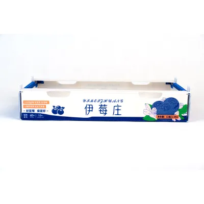 Custom Color High-End Waterproof Stone Plastic PP Material Box for Vegetable and Fruit Products