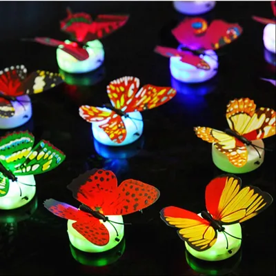 Room bar Office Party Decoration Led butterfly Light LED Butterfly Night Lights