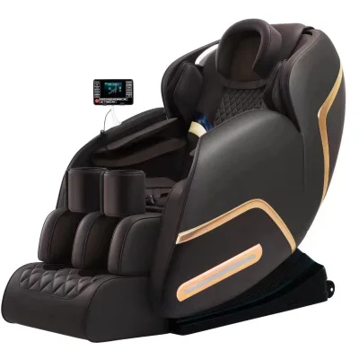 VD VD-W02 Leather Massage Chair Full Body Keading Tapping Shiatsu SL Shape Rail Reclining Foot Reflexology Customizable Color